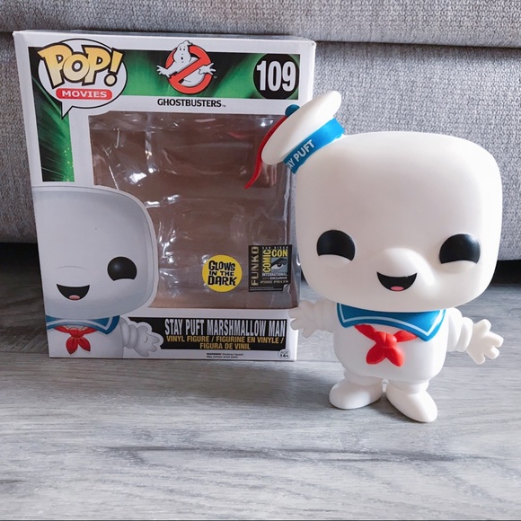 2014 SDCC 6" Stay Puft Over-Sized Funko Pop - Picture 1 of 6